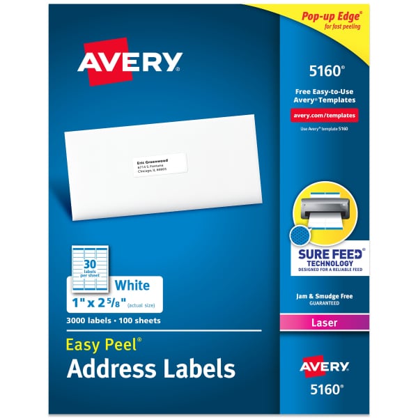 Easy Peel® Address Labels with Sure Feed®